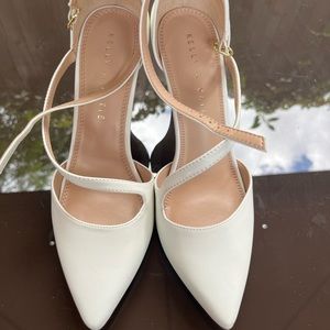 Kelly & Katie white pumps